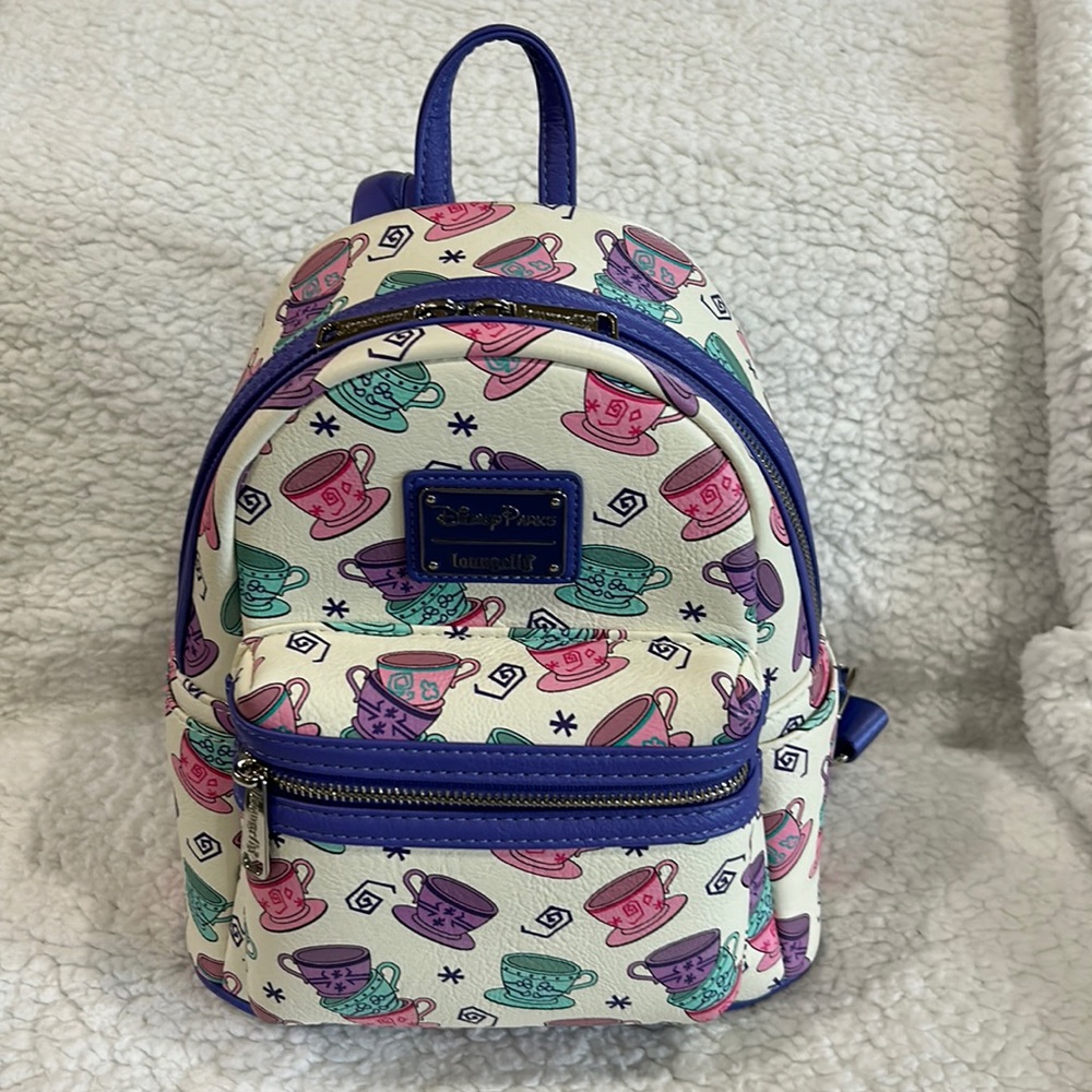 Mad Tea Party Mini Backpack by Loungefly